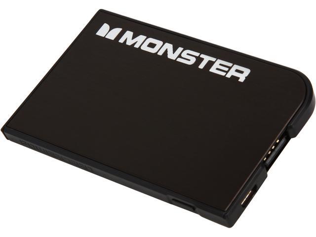 Monster PowerCard Slate Black 1650 mAh Portable Battery 133330-00