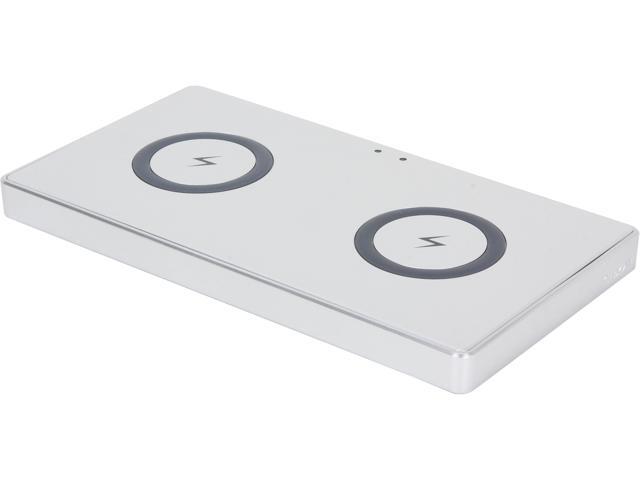 Luxa2 TX-200 Silver Dual Wireless Power Charging Station PO-WPC-PCT2SI-00