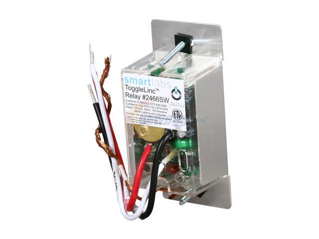 SmartLabs 2466SW ToggleLinc Relay - INSTEON Remote Control On/Off Switch (Non-Dimming), White