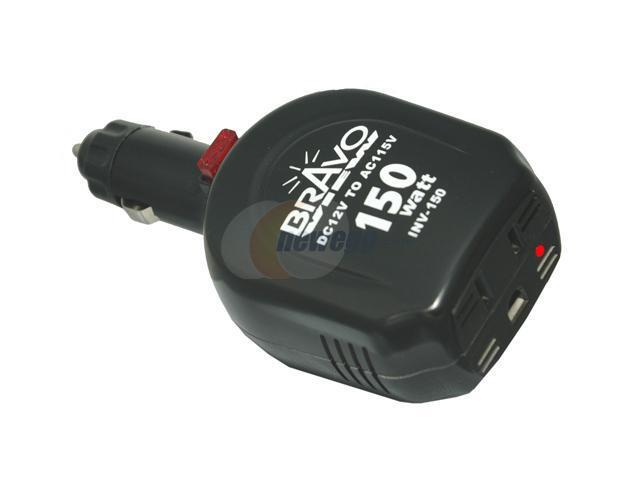 BRAVO INV-150 150 Watt Peak 110v AC to 12 volt DC Power Inverter