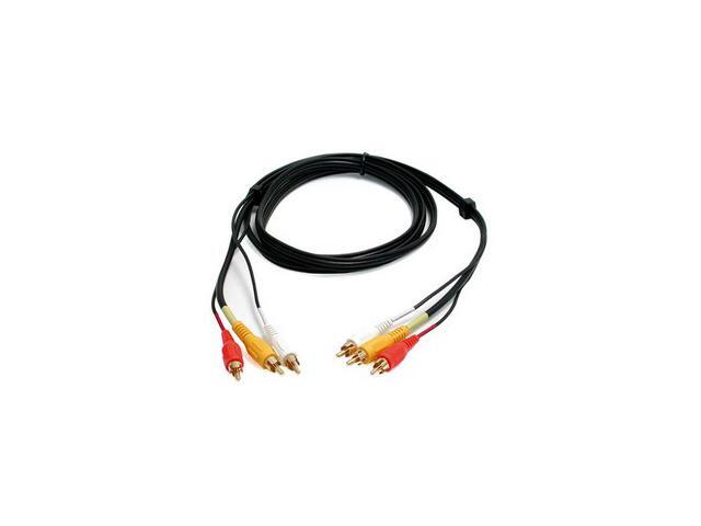 StarTech.com 6 ft Composite Video Cable with Stereo Audio RCA - M/M