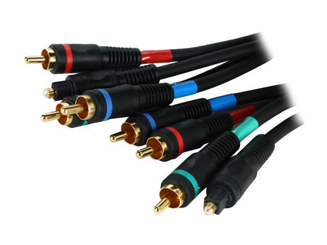 BYTECC P3VT-6 6 ft. Component Video with Toslink Audio Cable