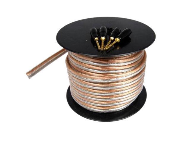 CABLES UNLIMITED Model AUD-5610-25 25 feet 14GA Speaker Wire w/ Pins