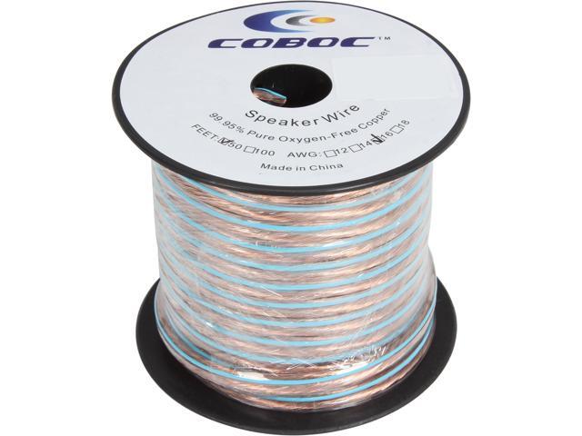 Coboc Model SPW-2C16-50-CL 50 ft. 2-Conductor OFC Speaker Cable