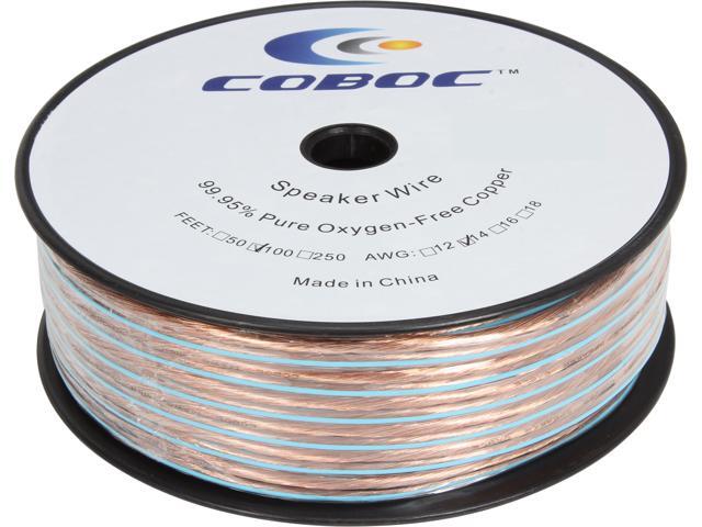Coboc Model SPW-2C14-100-CL 100 ft. 2-Conductor OFC Speaker Cable