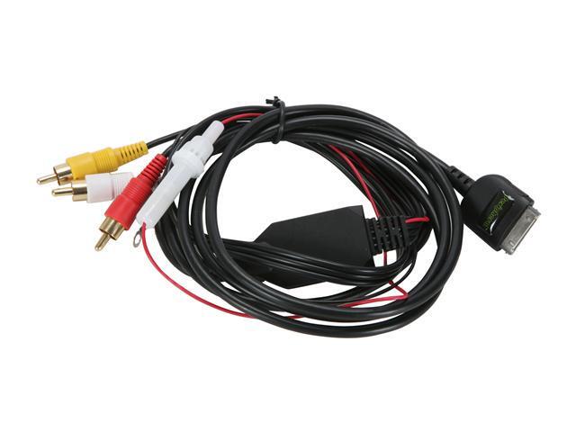 Isimple IS76 iPod Cable with RCA & Video