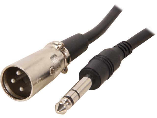 BYTECC Model MICPH-25 25 ft. MICPH 1/4" Stereo Microphone Plug to 3 pin XLR Male Cable - OEM