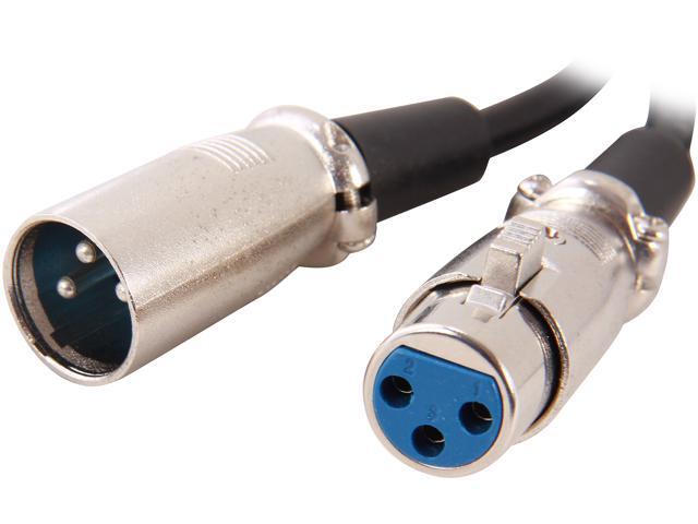 BYTECC Model XLR-6MF 6 ft. 3 pin XLR Male to 3 pin XLR Female Microphone Cable - OEM