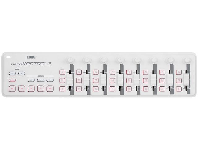 Korg nanoKONTROL2 Slim Line USB Control Surface (White)