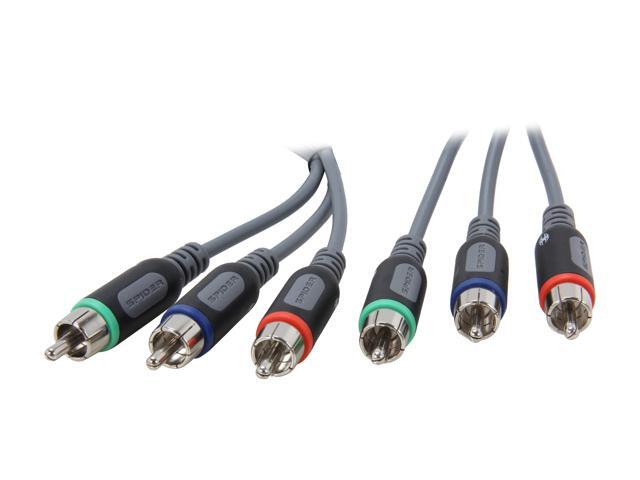 Spider C-COMV-0003F 3 ft. C-Series Optimum Component Video Cable