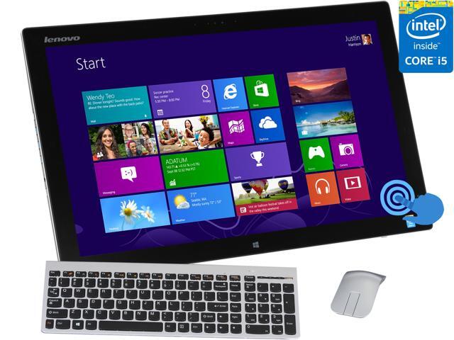 Lenovo All-in-One PC Horizon II F0AQ000QUS Intel Core i5 4210U (1.7 GHz) 8 GB DDR3 1 TB HDD 27" Touchscreen Windows 8.1 64-bit