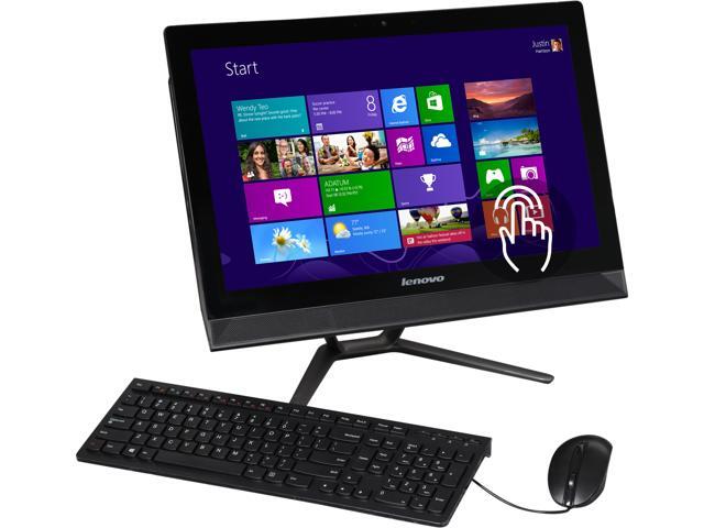 Lenovo All-in-One PC C40-05 Touch (F0B5003CUS) A8-Series APU A8-7410 (2.20 GHz) 8 GB DDR3 2 TB HDD 21.5" 1920 x 1080  Touchscreen ...