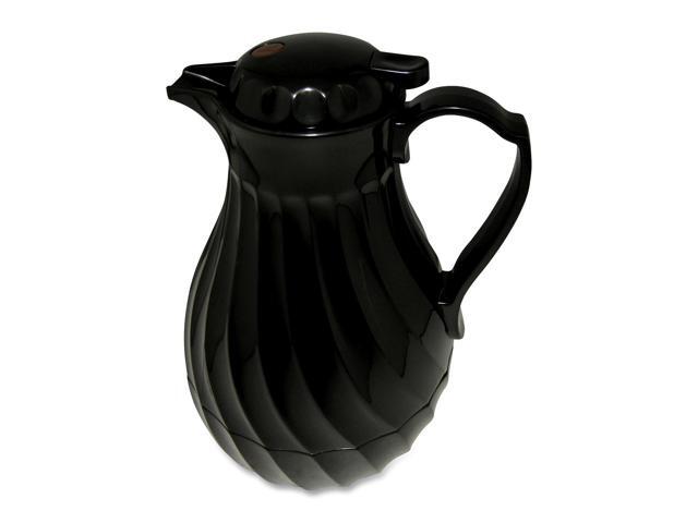 Hormel                                   Poly Lined Carafe, Swirl Design, 40 oz. Capacity, White