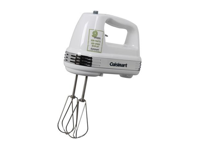 Cuisinart HM-90S Power Advantage PLUS 9-Speed Hand Mixer with Storage Case White