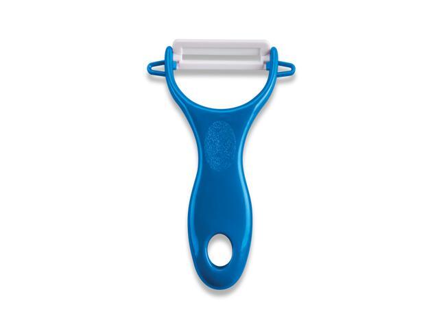 CKP-24-2665-BLU  2-Piece Set: Ceramic Knife with Peeler - Blue