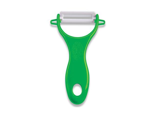 CKP-24-2665-GRE  2-Piece Set: Ceramic Knife with Peeler - Green