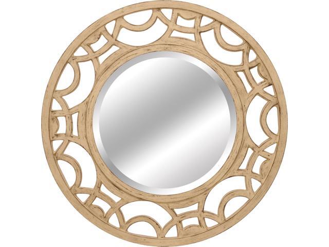 Lofty Products Ardant Antique Wht Mirror34x34