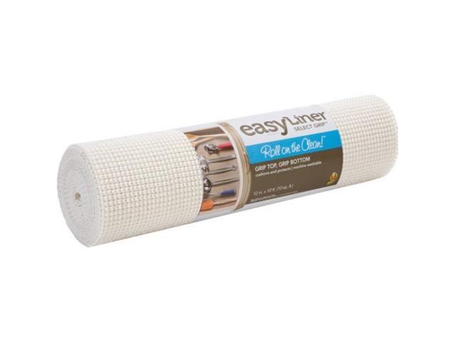 DUCK 1359539 Select Wht Shelf Liner 12"x10'