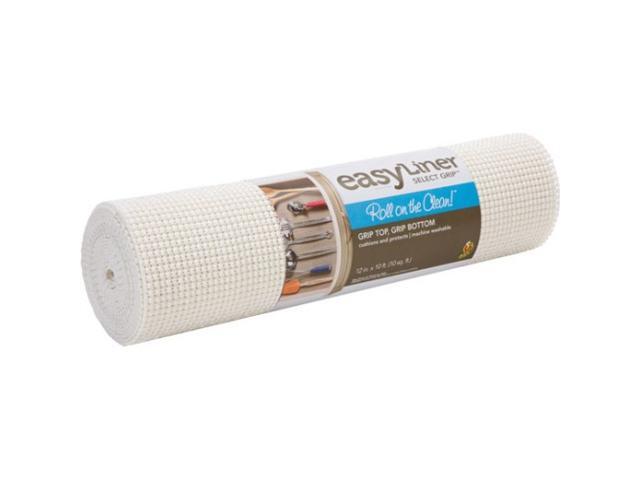 DUCK 1359574 Select Wht Shelf Liner 12"x6'