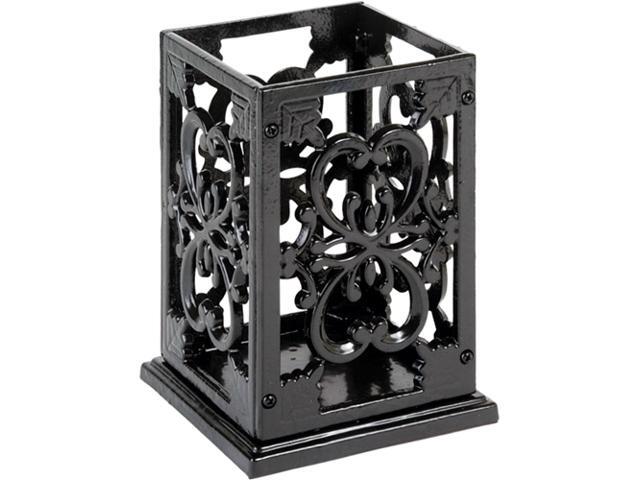 Anchor Hocking 27714BMR Cast Iron Utensil Holder / Black