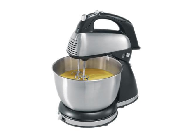 Hamilton Beach 64650 6 Speed Classic Stand/Hand Mixer Silver
