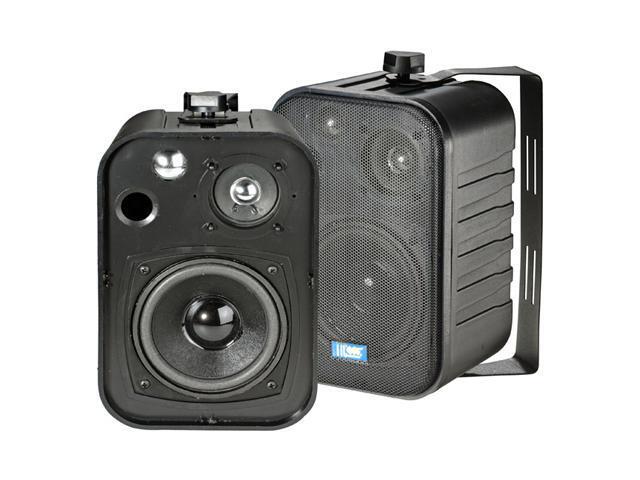 TIC ASP25B Outdoor Black Patio Speakers Pair