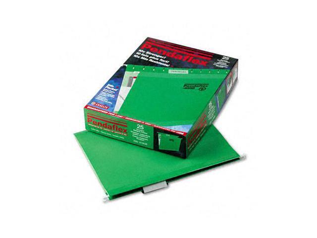 Tops Pendaflex 415215BGR Reinforced Hanging Folders  Kraft  Letter  Bright Green  25/Box