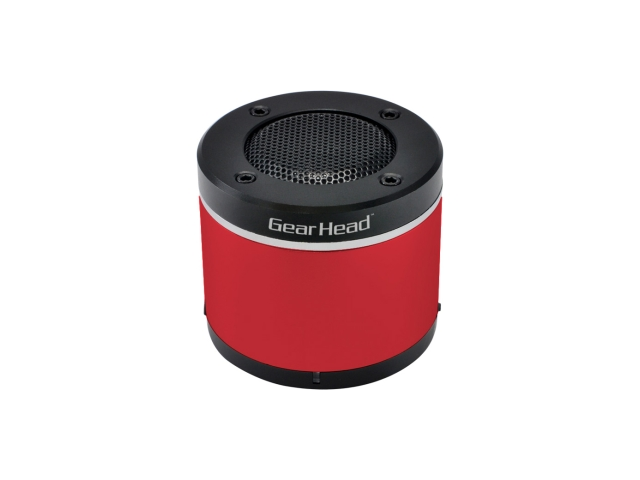Gear Head BT3000RED Speaker System - Wireless Speaker(s) - Red - Bluetooth - USB - iPod Supported