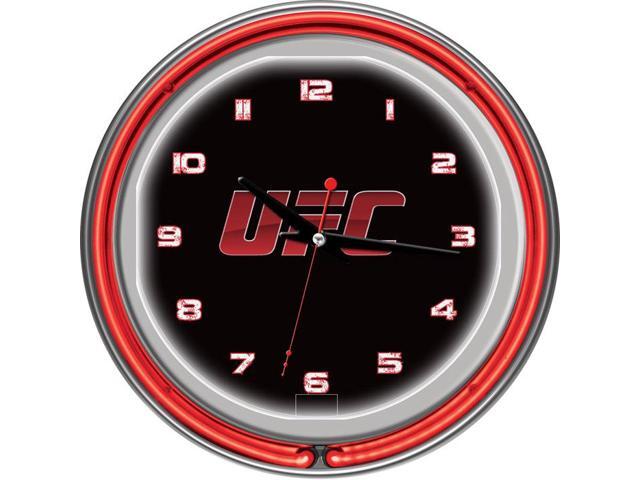 UFC Chrome Double Ring Neon Clock