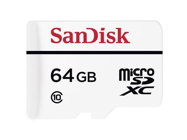 SanDisk High Endurance 64GB microSDXC Video Monitoring Memory Card with SD Adapter 