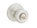 Kwikset 93001-494 Satin Chrome Tylo Knob Mobile Home Privacy Set