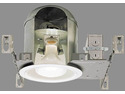 Cooper Lighting White 6" Air Tite Housing Recessed Light Fixture