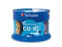 Verbatim Digital Vinyl 700MB 52X CD-R 50 Packs Disc Model 94587