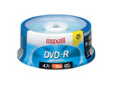 maxell 4.7GB 16X DVD-R 25 Packs Disc Model 638010