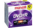 maxell 4.7GB 4X DVD+R 10 Packs Disc Model 639005