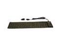 GRANDTEC FLX-2000 Black USB Wired Slim Virtually Indestructible Keyboard