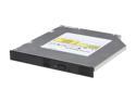 SAMSUNG 8X Slim Internal DVD Burner, OEM Package Without Software Black SATA Model SN-208BB