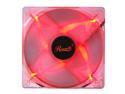 Rosewill 120mm Computer Case Fan (Case Cooling Fan) - Red Frame & 4 Red LEDs