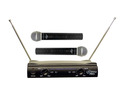 Pyle PDWM2500 Dual VHF Wireless Microphone System