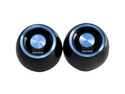 Gear Head SP2000UBLU 2.0 Speaker System - 3 W RMS - Blue, Black