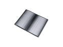 Rolodex Vinyl Business Card Book, 6 2 1/4 x 4 Cards/Page, 32 Pages, Black/Silver
