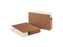 3 1/2 Inch Expansion File Pockets, Straight Tab, Legal, Manila/Redrope, 50/Box