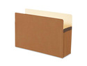 5 1/4 Inch Expansion File Pockets, Straight Tab, Legal, Manila/Redrope, 50/Box