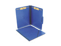 Pressboard Folios with Two Fasteners/Closure, Letter, Pacific Blue, 15/Box