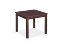 basyx Occasional Table, Square, 24w x 24d x 20h, Mahogany