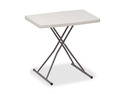 Iceberg IndestrucTable TOO 1200 Series Resin Personal Folding Table, 30w x 20d, Platinum