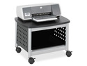 Scoot Printer Stand, 20-1/4w x 16-1/2d x 14-1/2h, Black/Silver