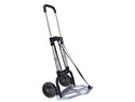 STEBCO Portable Slide-Flat Cart, 275lbs, 18 3/4 x 19 x 40, Black/Chrome