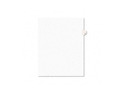 Avery Avery-Style Legal Side Tab Divider, Title: 6, Letter, White, 25/Pack