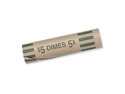 MMF Industries Preformed Tubular Coin Wrappers, Dimes, $5, 1000 Wrappers/Box